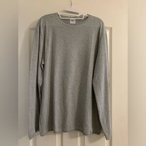 Zara long sleeve cotton blend shirt